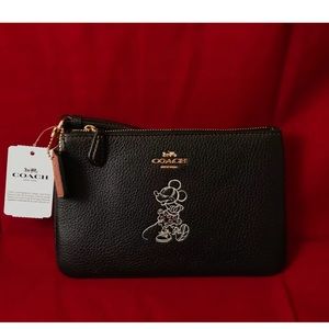 Coach Disney Minnie Mouse Wristlet